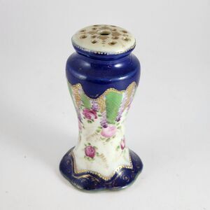 Vintage Antique Blue & Gold Nippon Hat Pin Holder